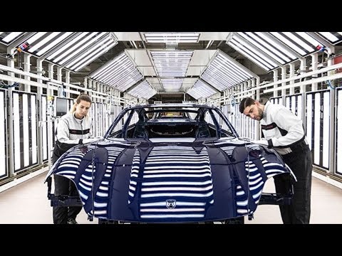Porsche Taycan PRODUCTION LINE – German Car Factory at the Zuffenhausen