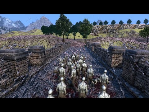 50 Zombies vs 35K Chickens & 1000 Archers Ultimate Epic Battle Simulator UEBS
