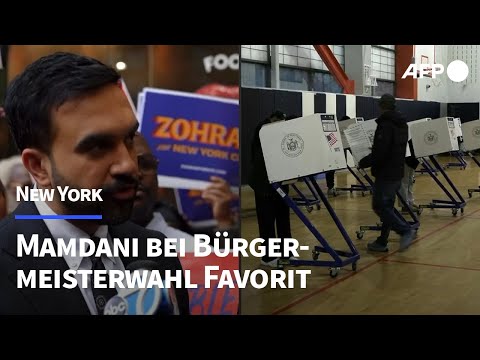 New Yorker wählen Bürgermeister: "Sozialist" Mamdani ist Favorit | AFP