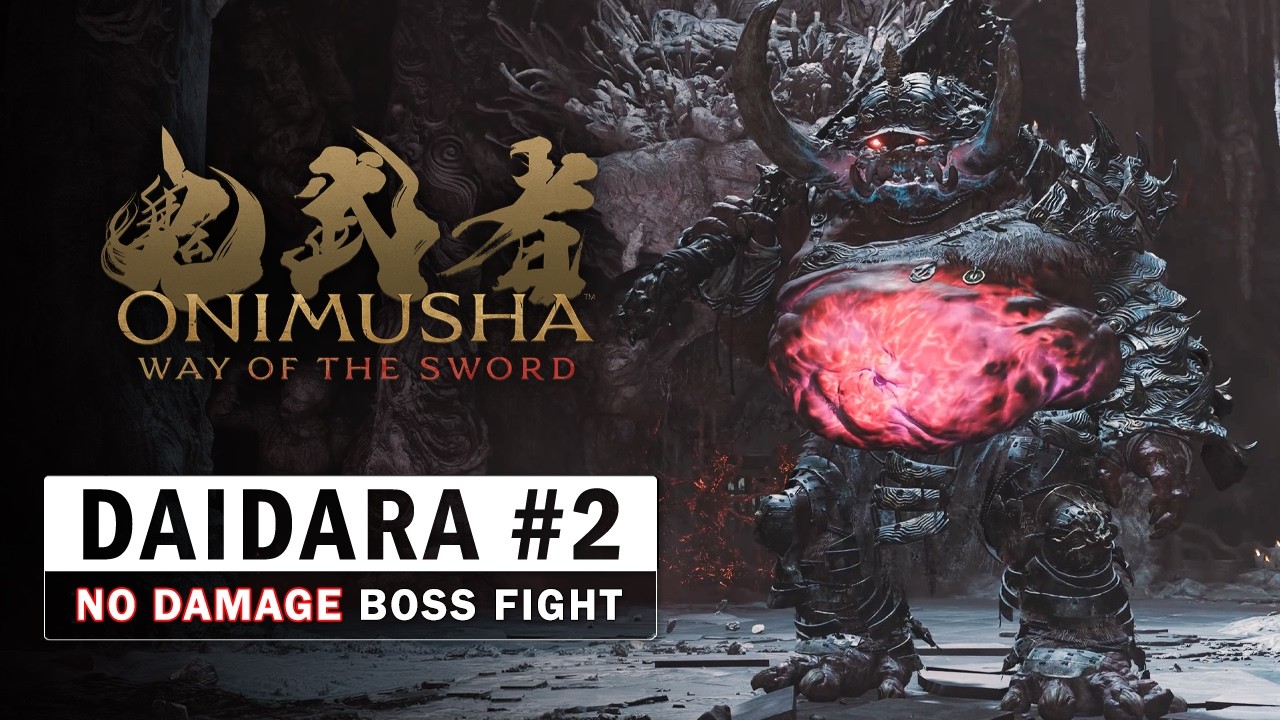 Onimusha: Way of the Sword - Daidara #2 Boss Fight (No Damage)