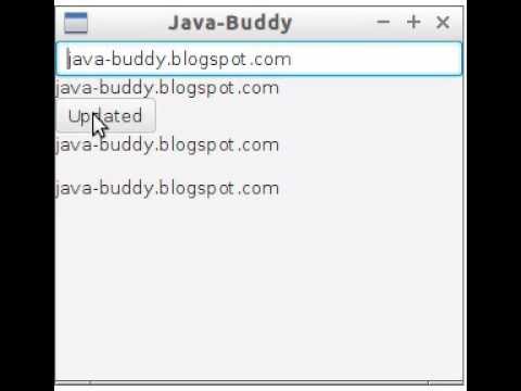 Add listener to StringProperty to monitor property change