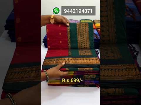 Premium Quality Kalyani Cotton Sarees at just 699 Only #saree #Sarees #cottonsarees #kalyani #silk
