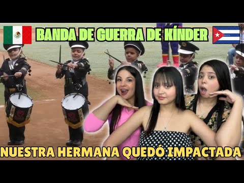 Banda de Guerra de Kínder   Tierno momento-CUBANAS REACCIONAN