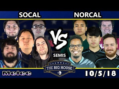 The Big House 8 SSBM Crews - Norcal vs. Socal - Smash Melee Semis