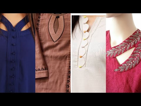 how to make beautiful neck design ideas at home ll Best unique design of neck design