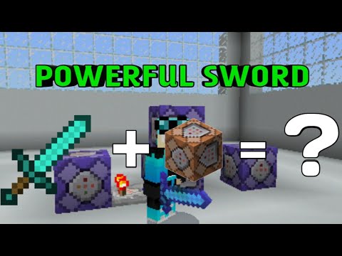 BOLTZ GAMING - How to make a powerful sword in Minecraft pe no mods no addon