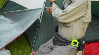 Ten Minute Tent: Eureka Tetragon 9 Solo Tent Pitch 6-19-10