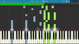 Ben Folds Five - Magic - Synthesia Piano Tutorial (piano only)