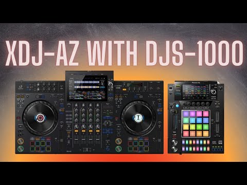 AlphaTheta XDJ-AZ with Pioneer DJ  DJS-1000 Sampler