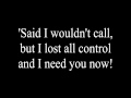 Lady Antebellum- Need You Now (lyrics)