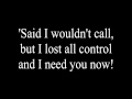Lady Antebellum- Need You Now (lyrics) 