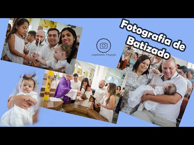 Porque fotografar o batizado