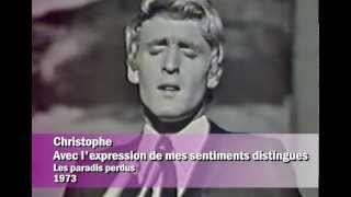 Christophe - Avec l&#39;expression de mes sentiments distingués (1973)