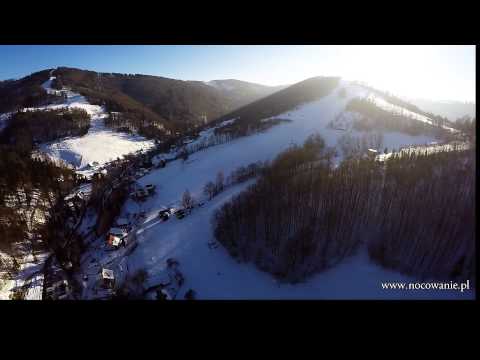 Kompleks narciarski Brenna WęgierSki z perspektywy drona!