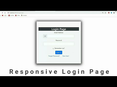 Responsive Login Page in ASP.Net using Bootstrap