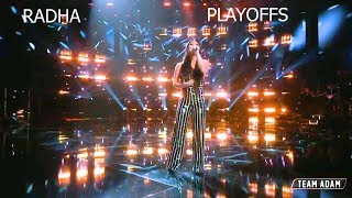 Radha - The Voice 2018 Live Playoffs | AFTW KING Reaction