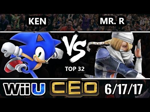 CEO 2017 Smash 4 - KEN (Sonic) vs Mr. R (Sheik) Wii U Top 32