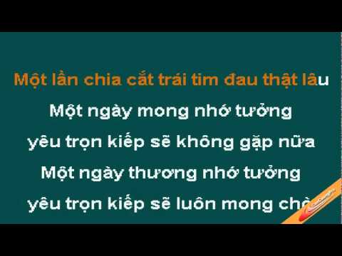 Mot Lan Lo Yeu Karaoke - Cat Tien - CaoCuongPro