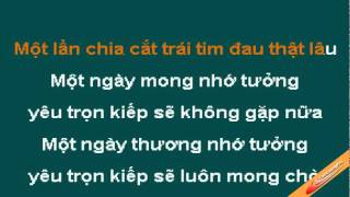 Mot Lan Lo Yeu Karaoke - Cat Tien - CaoCuongPro