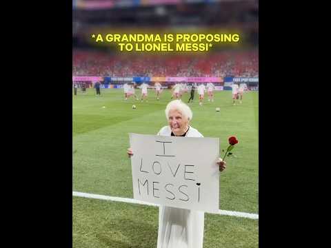 Messi Made Grandma Cry 💔