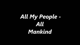 All My People / All Mankind  LIAM GALLAGHER