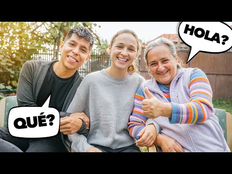 MI MAMÁ INTENTA HABLAR ESPAÑOL CON MI ESPOSO