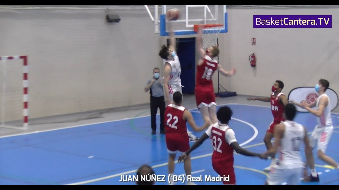 JUAN NÚÑEZ (´04) Real Madrid. MATE vs. Spanish B. Academy (BasketCantera.TV)