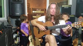 Video thumbnail for Peter Cerman with a MR B cutaway by MANUEL RODRIGUEZ GUITARRAS