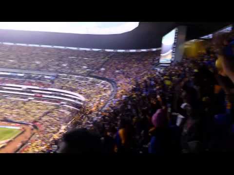 "Libres y lokos y aficion alentando hasta el final, America vs tigres final vuelta" Barra: Libres y Lokos &bull; Club: Tigres