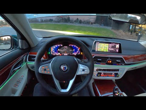 2020 BMW Alpina B7 xDrive - POV First Impressions (Night Drive)