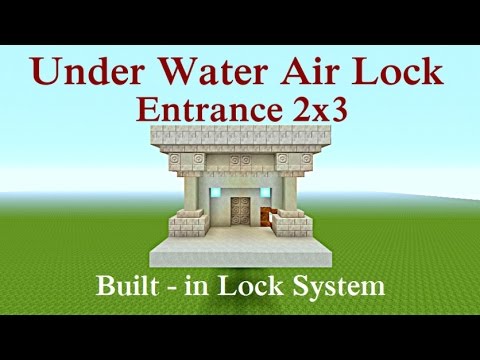 EPIC Underwater Air Lock Door in Minecraft! 😱