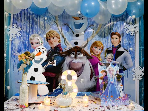 #Diy Frozen Birthday Party Ideas/Diy Frozen Theme Party decorations/Birthday Decoration ideas