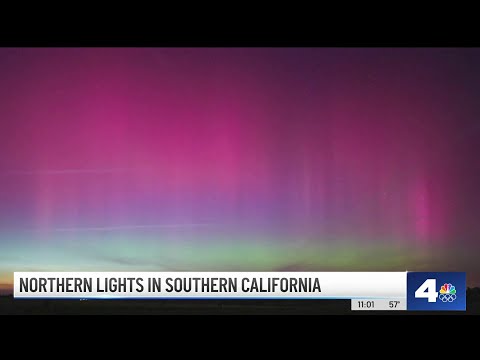 Angelenos hit the mountains for a glimpse of the Northern Lights