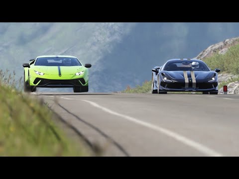 Ferrari F8 Tributo vs Lamborghini Huracan Performante at Highlands