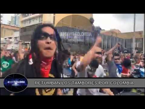 150 TAMBORES RETUMBAN  POR COLOMBIA, UN GRITO DE REVOLUCIÓN