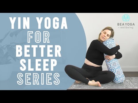 Yin Yoga for Better Sleep | 15-Mins Yin Yoga with a Bolster