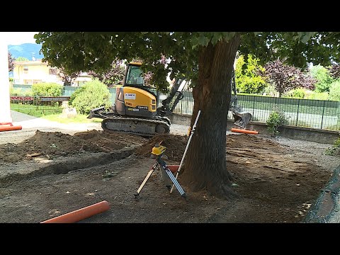 Iniziati i lavori nel piazzale delle primarie di Lammari