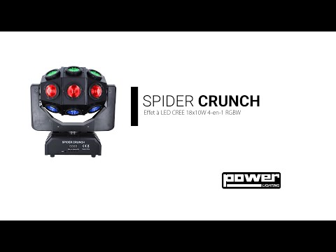 Power Lighting SPIDER POCKET LYRE QUAD 8 x 12 W