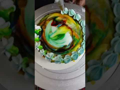 Decoration of cake