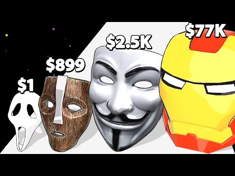 MASK EVOLUTION 3D - Level Up Mask (Noob Pro Hacker God) - YouTube