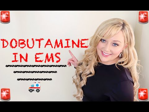 EMT/Paramedic Medication Notecards || Dobutamine