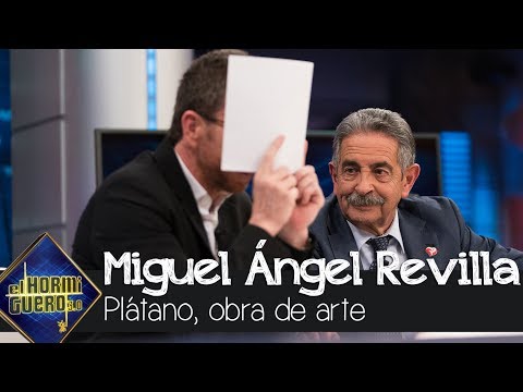 La gran indignación de Miguel Ángel Revilla con la 'obra de arte' del plátano - El Hormiguero 3.0