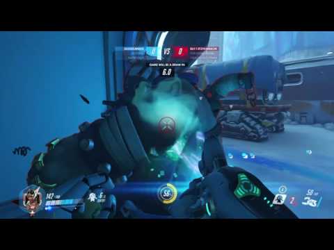 Overwatch: Symmetra vs Roadhog!  Who will win?