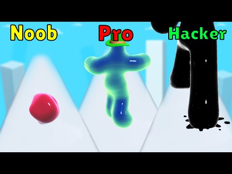 NOOB vs PRO vs HACKER - Blob Runner 3D
