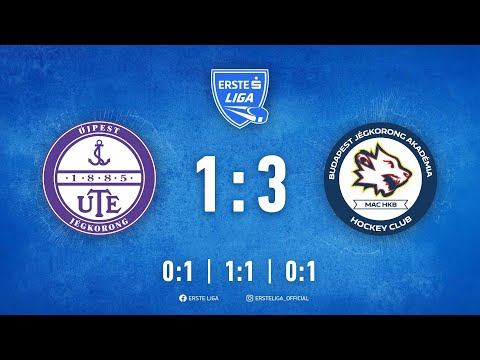Gólösszefoglaló - EL 50 - UTE - Budapest Jégkorong Akadémia HC 1-3 20231027
