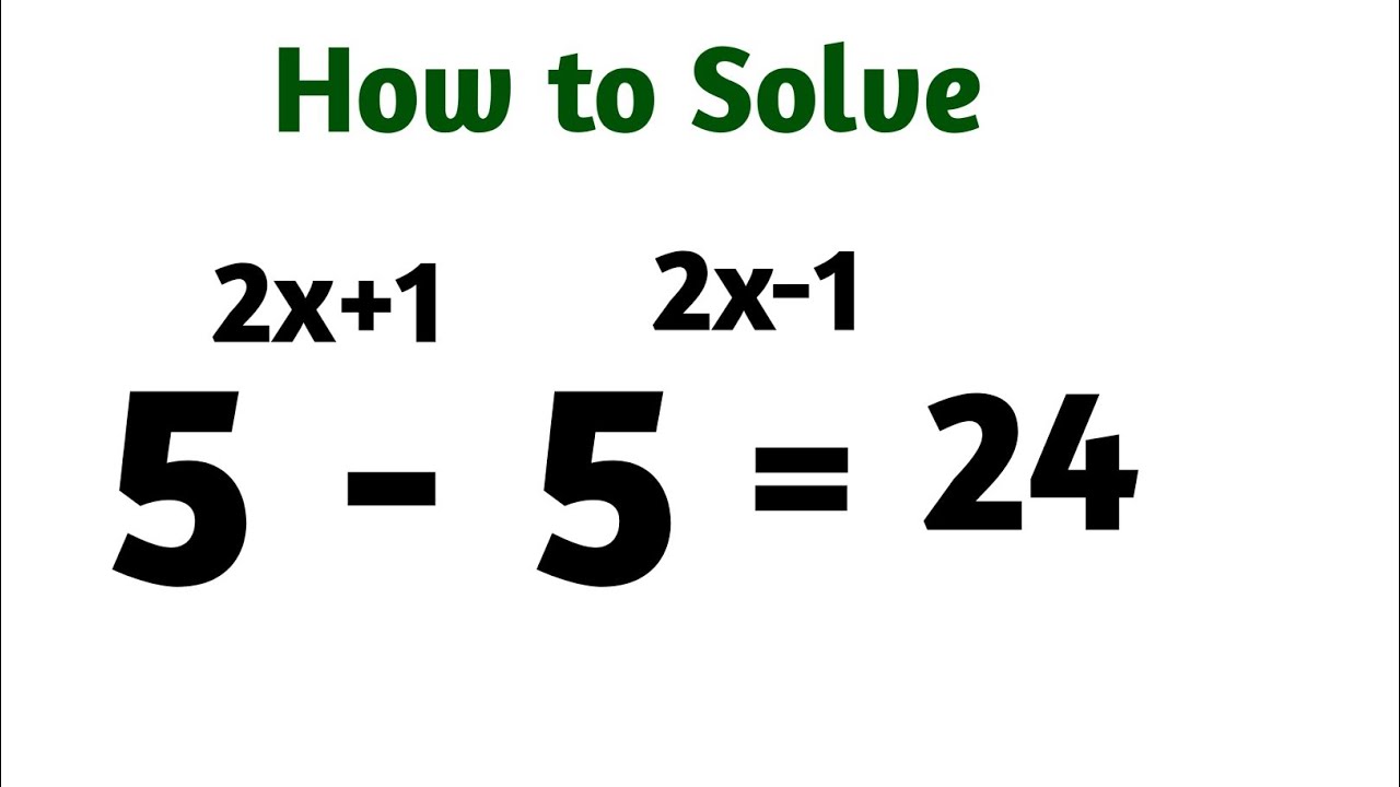 A Nice Math Exponent Problem