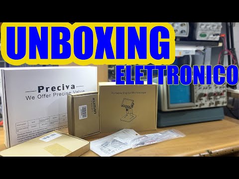 Unboxing attrezzatura per laboratorio elettronico #47