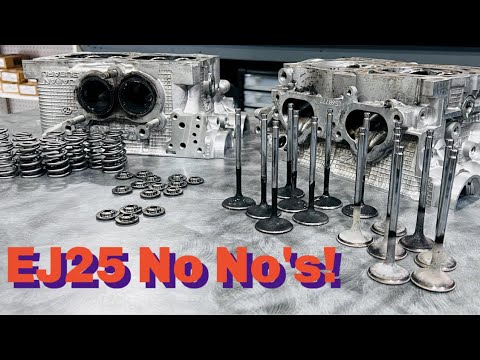 We uncover some No No's when building your EJ25 heads!