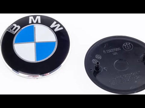 Эмблема БМВ BMW 82 мм Бело синяя значок бмв E39 E53 E60 E46 E34 E90 E70 F30 F15 F10 G30 Значек капот багажник - фото 1 - id-p2199221309