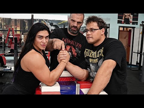 THE STRONGEST WOMAN VS SCHOOLBOY ARM WRESTLING 2025